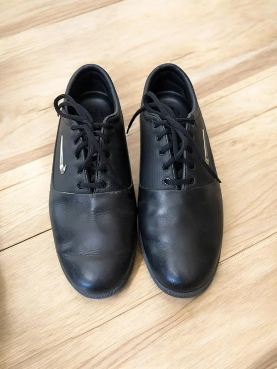 Nike Air Zoom Victory Tour Golf Shoes Mens 10 Black Leather Spiked AQ1479-001 - Picture 3 of 6